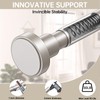 BRIOFOX Shower Curtain Rod Adjustable 18-78 Inch, Stainless Steel Spring