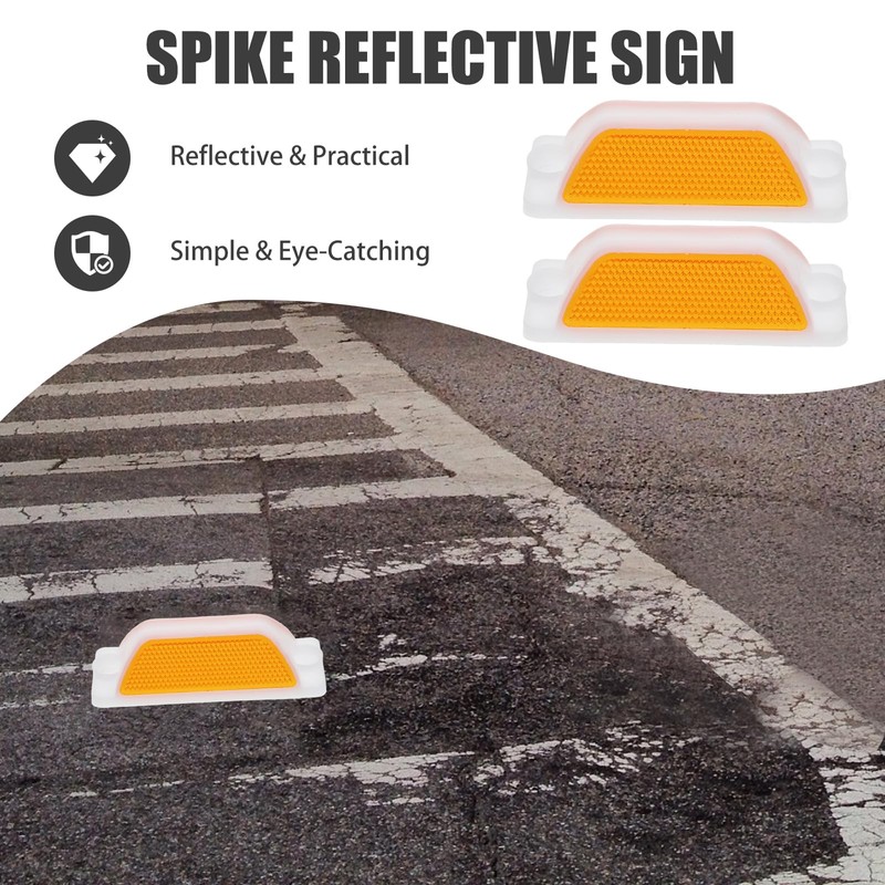 Gatuida Pack of 6 Reflective Guide Posts Reflective Marking Reflector