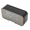 Bluetooth Speaker with Digital Alarm Clock Temperature Display Voice Announcement