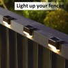Yanhao 4 Pcs Solar Light, Outdoor Deck Light, Warm Color,
