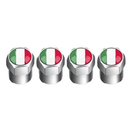 Car Valve Caps Car Valve Caps Italian Flag Car Tire Caps 4pcs Car Tire Caps Aluminum Car Tire Stem Caps