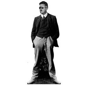Wet Paint Printing + Design H79130 James Joyce Cardboard Cutout Standup