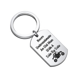 Lywjyb Birdgot Off Road Vehicle Keychain Outdoor Adventure Merch Four Wheeler Bikes Gift Car Gift (Side by key CA)