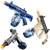 QAONIE Electric Water Blaster, 3Pcs Tactical Combo Set, Transparent Design,