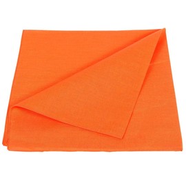 Toutacoo, Unisex Bandanna in 100% Cotton Orange