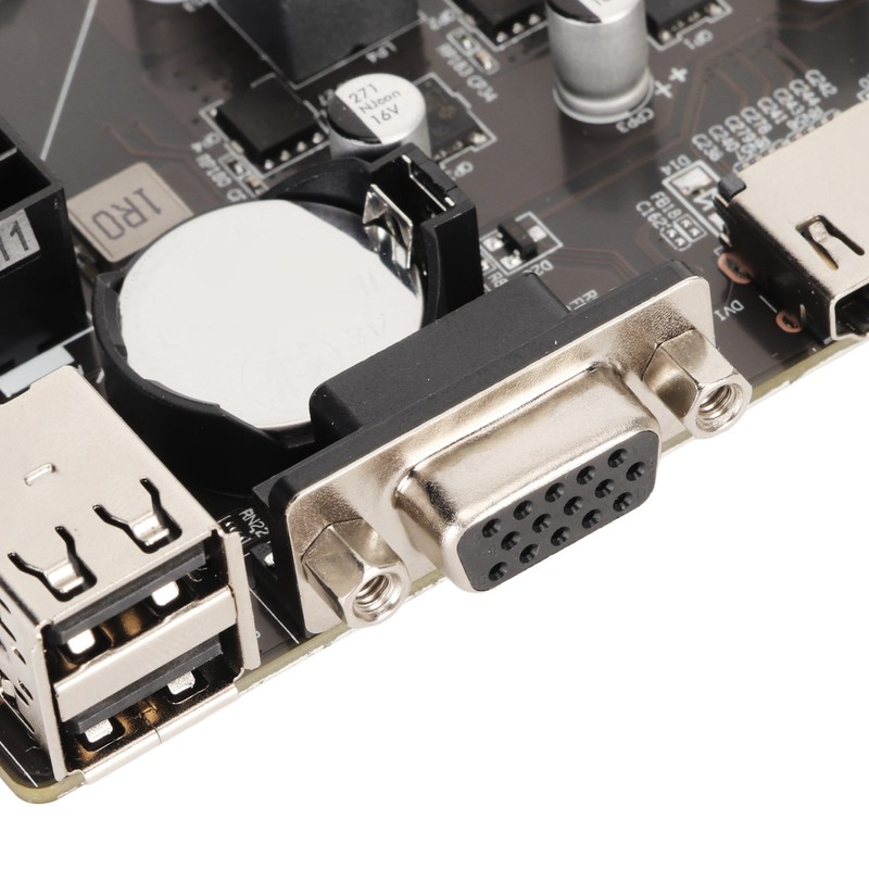 Desktop Motherboard H61 6 USB2.0 DDR3 M.2 NVMe NGFF 100Mbps