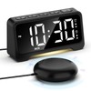 Alarm Clock with Vibration, Extra Loud Alarm Clock with Bed