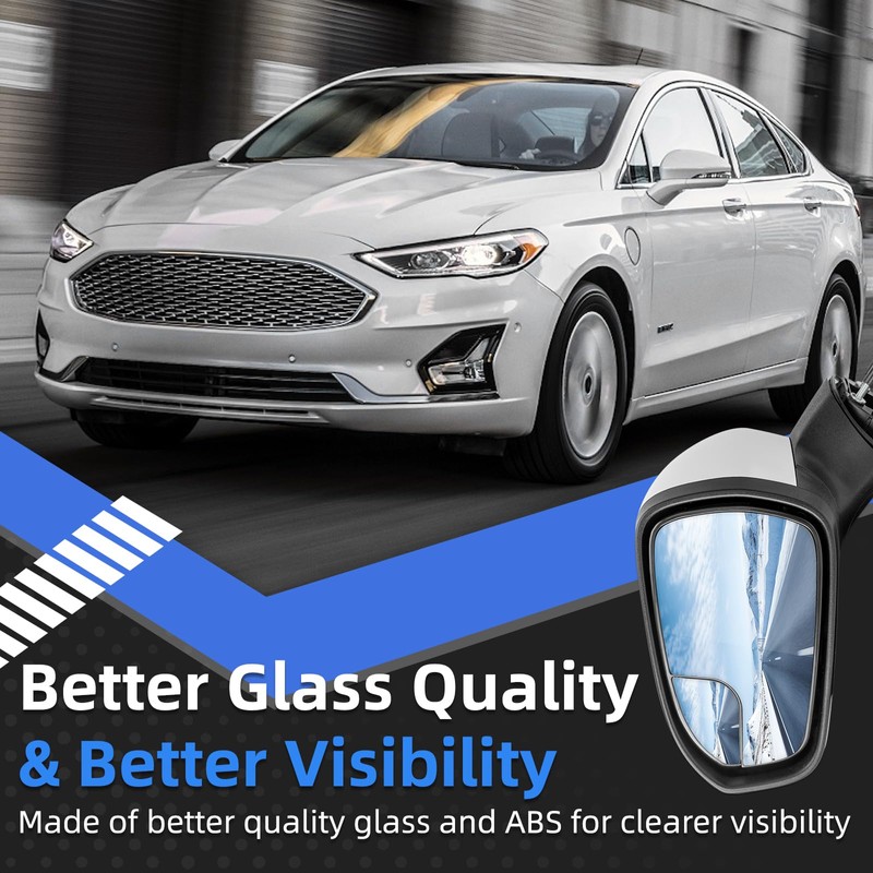 LOIYLLEN Left Driver Side Rear View Mirror Replacement for Ford