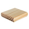 Cambridge Clear Pine Flat Newel Cap 110x110x27mm, Full Stair Newel