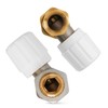 Thermostatic Manual Radiator Valve 1/2 Inch Passage Shape Brass Heating