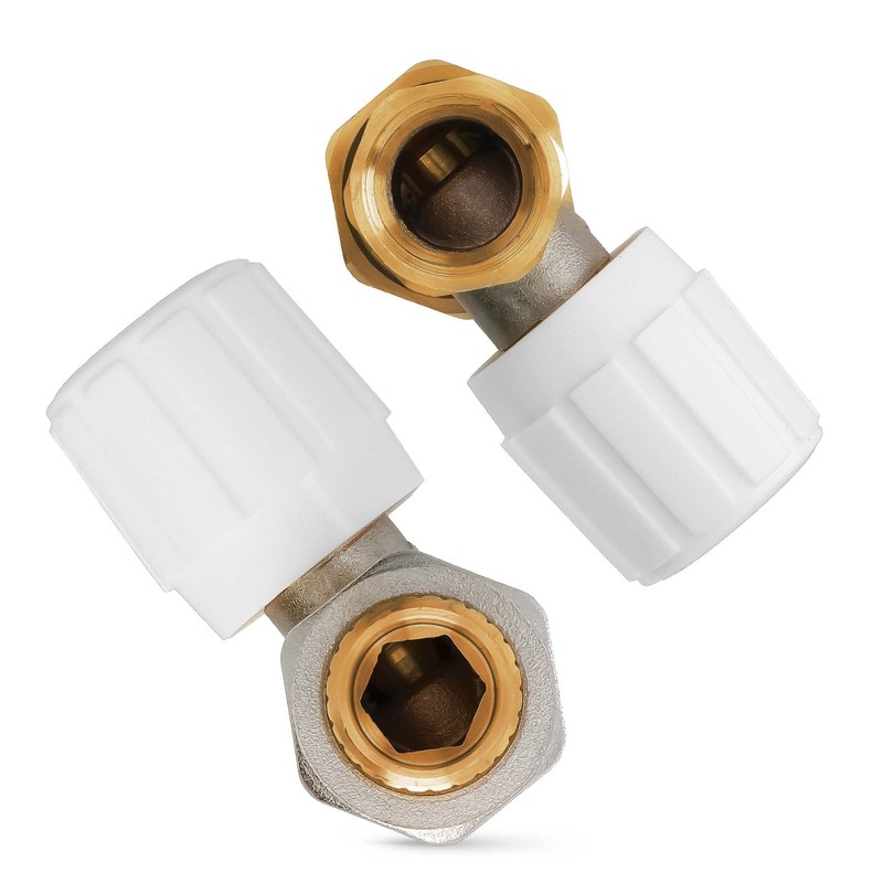 Thermostatic Manual Radiator Valve 1/2 Inch Passage Shape Brass Heating
