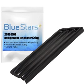 Bluestars 2206670B Refrigerator Dispenser Grille - Compatible with Whirlpool & Kenmore ...