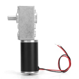 Motor de engranaje helicoidal de 12 V, motor de engranaje helicoidal reversible de motor, eje de 8 mm, pequeño volumen y gran torsión, para uso en máquinas de cortina(12V, 30RPM)