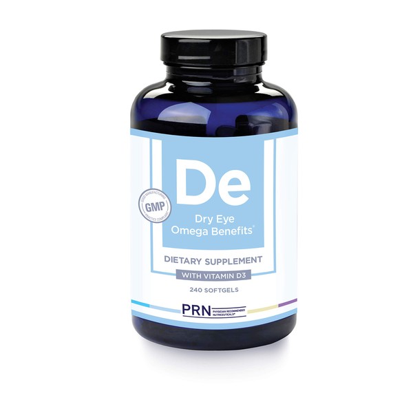 PRN DE Omega Benefits (Original Formula - 4 Per Day Serving) - Support for Eye Dryness - 2240mg EPA & DHA in The Triglyceride Form | 2 Month Supply