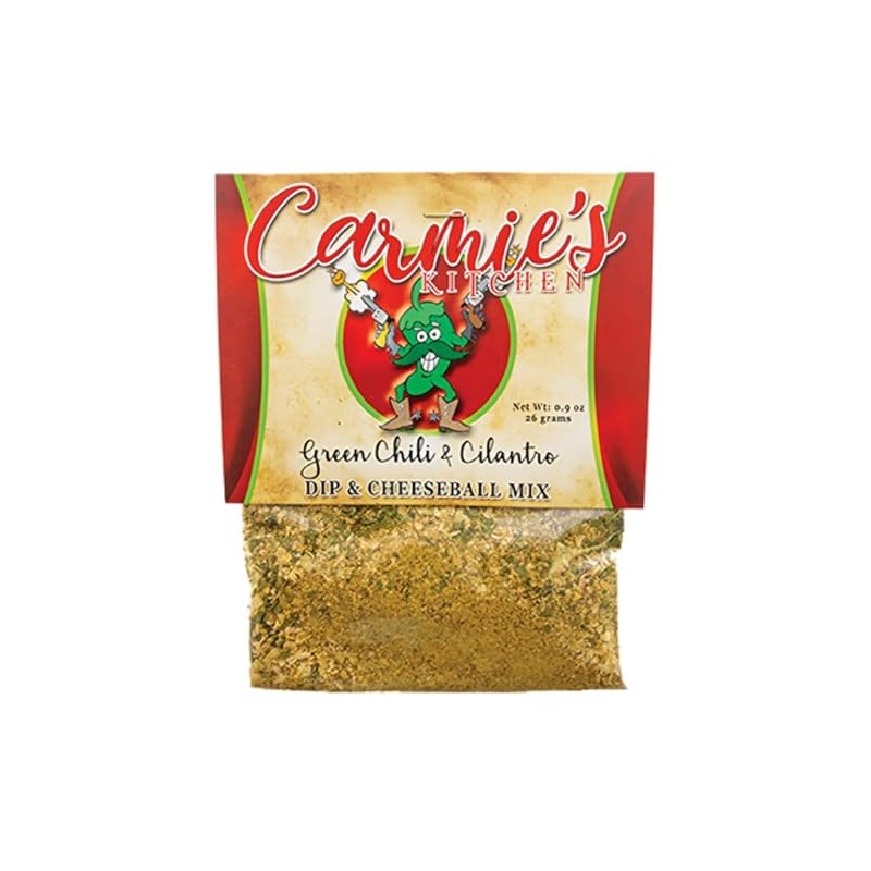Carmie's Kitchen Green Chili & Cilantro Dip & Cheeseball Mix