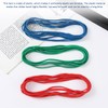 Pack of 72 Colourful Rubber Bands, Elastic Rubber Bands, Large