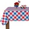 SuQKXCo 4th of July Tablecloth 60x84 Inch Memorial Day Patriotic