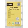 Rolson 61294 180 pc Metal & Wood Screw Assortment