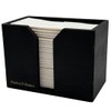 Hatschibox Black Wood, Tissue Box - Stylish Tissue Box, Refillable