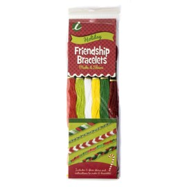 IRIS Friendship Bracelet Mini kit Holiday Theme, 100% Cotton Mixed, 20x15x4 cm