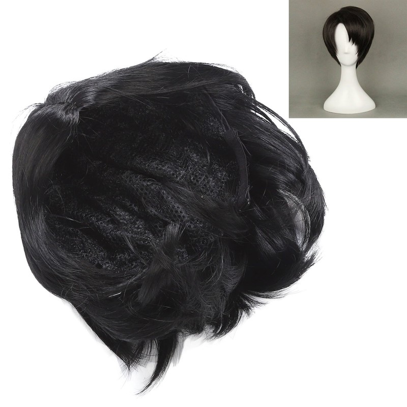 Men Cosplay Short Wig Anime Character Synthetic Anime Cosplay Breathable