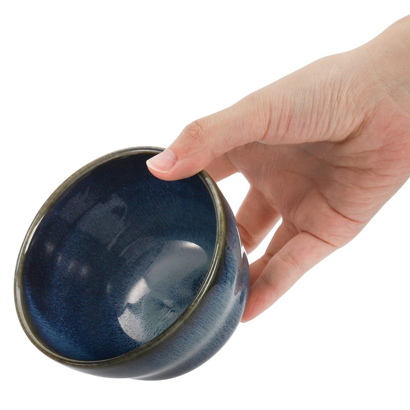 Peohud 6 Pack Small Dessert Bowls, 8 Ounce Bouillon Cups,
