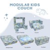MeMoreCool Modular Kids Sofa,Toddler Play Couch Fold Out for Playroom,