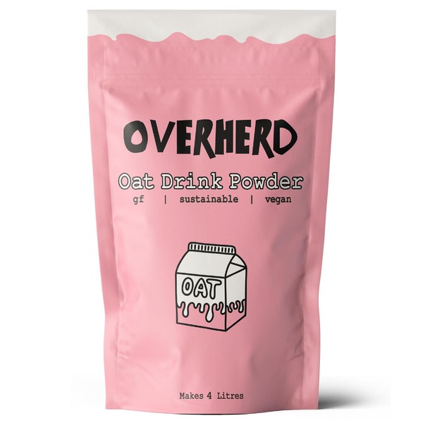 Overherd Powdered Oat Milk (4L), Vegan Coffee Creamer for Tea