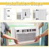 Powrocket Window Air Conditioner Side Panels with Frame,Adjustable Extra Wide