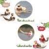 CreepyParty Artificial Birds on Clips Feather Foam Decorative Little Birds