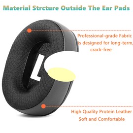 TaiZiChangQin SE-MS7BT Cooling Gel Replacement Ear Pads Compatible with Pioneer SE-MS7BT MS9BN MS5T Headphones, Cooling Gel Ear Pads