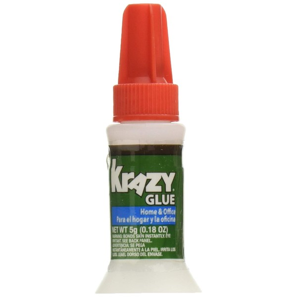 Krazy Glue Home and Office Brush-On Glue, 0.18 oz (Pack of 6)