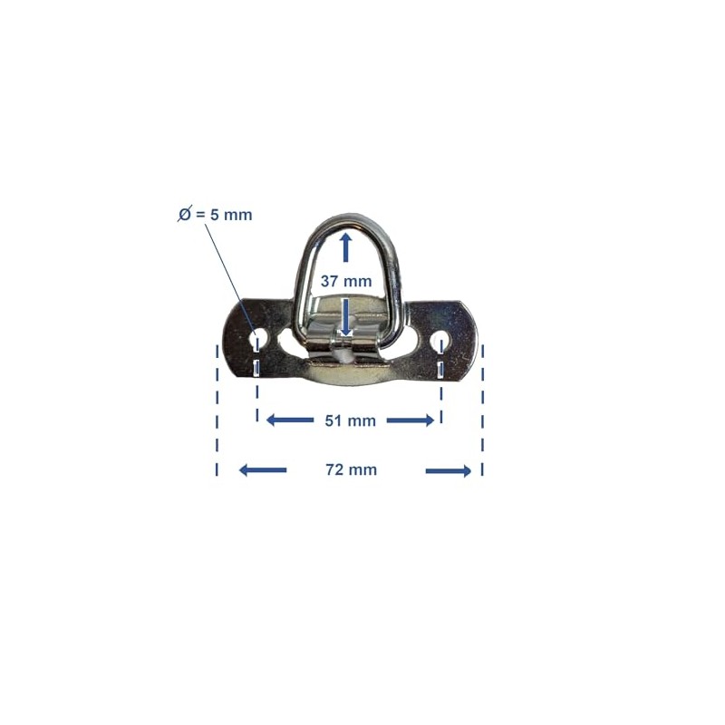 EnB, Folding Clamp Various Sizes, Extremely Resistant for Tarpaulin Attachment