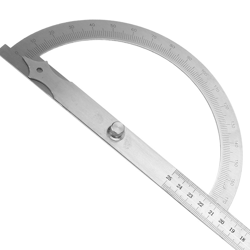 200*300mm Stainless Steel Angle Finder 0-180 Degree Protractor Rotary Angle