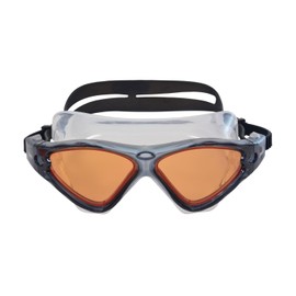 Zoggs Tri Vision Mask swimming goggles, Unisex, Tri-Vision Mask, Black, One Size