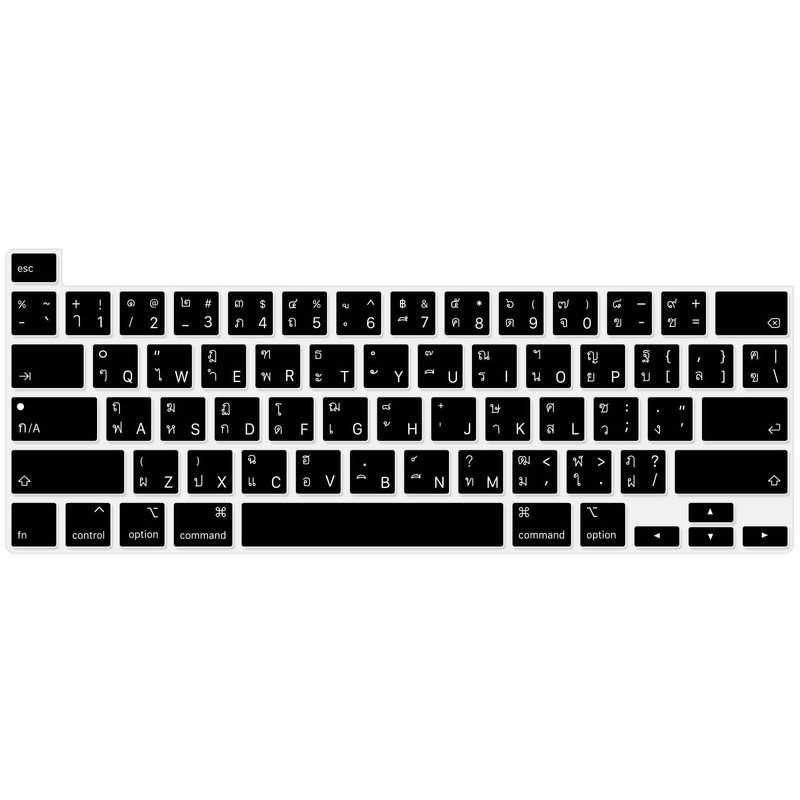 MMDW Thai Language Silicone Keyboard Cover Skin for MacBook Pro