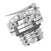 HIYOYO Motorcycle Chrome Quick Release Fuel Gas Tank Oil Cap