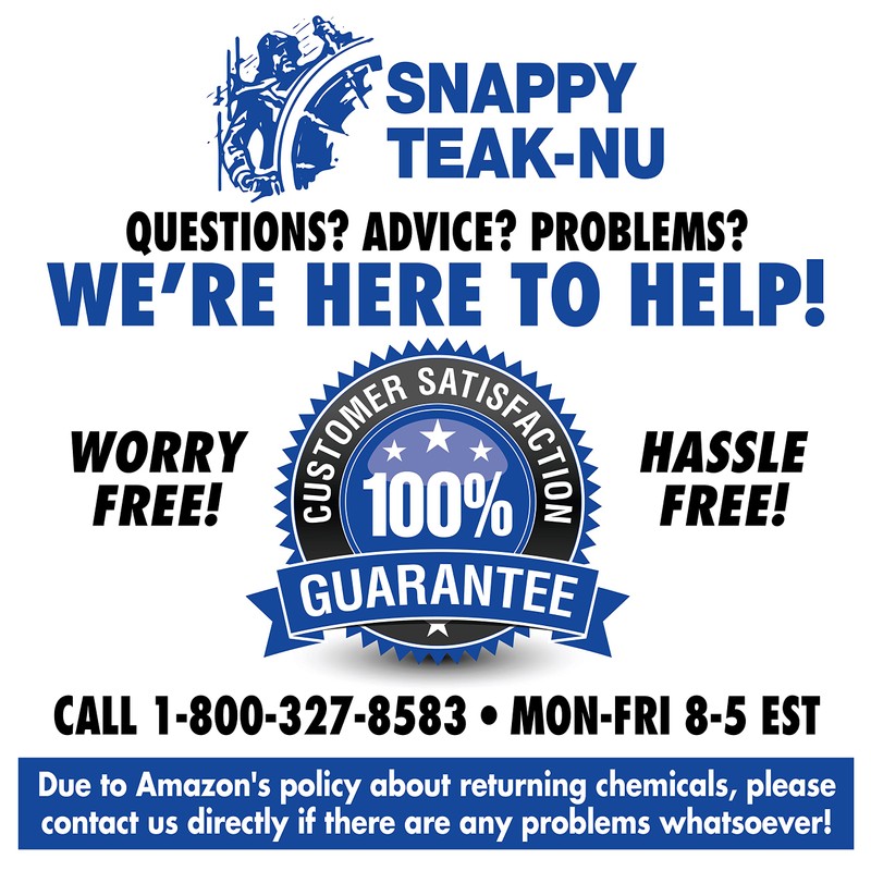 STAR BRITE Snappy Teak-NU – Professional Wood Renew & Restore,