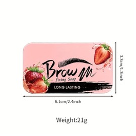 Eyebrow ointment, styling eyebrow cream, transparent, defining, fixing, long-lasting shaper gel, long-lasting eyebrow make-up for lamination effect, strawberry