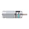 Black Silver Mini Gear Motor Low Noise High Torsion Robust