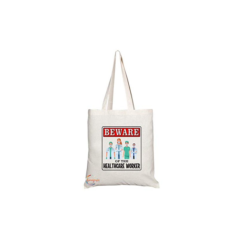 Coralgraph Inc TB912 Beware of the Healthcare Worker Novelty Present