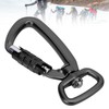 Carabiner Clip Auto Locking Square Bottom 360 Rotational Hook Accessory