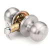 Gobrico 2 Pack Door Knobs,Brushed Nickel Passage Ball Door Lock