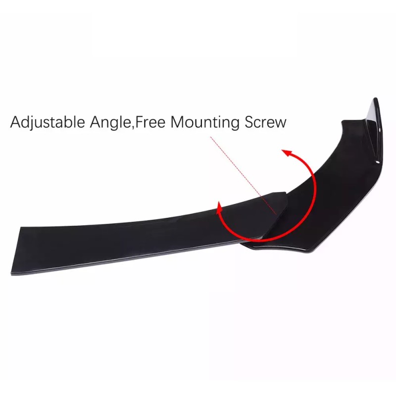 Unbranded For Subaru Impreza Front Rear Bumper Lip Spoiler Splitter