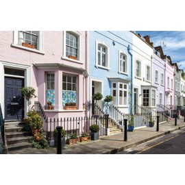 d-c-fix 346-0213 Self-Adhesive Privacy Glass Window Film, 17" x 78" Roll, Stained Glass Blue Green