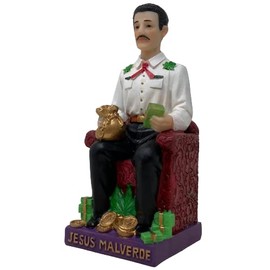 Cannan Jesús Malverde 6" "Bandido Generoso Malverde Angel of The Poor Narco Saint Figure