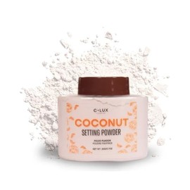 Coconut Setting Powder – Translucent Loose Powder for Long-Lasting Matte Finish – Oil Control, No Flashback, Lightweight & Blurring – Perfect for Medium to Deep Skin Tones – 20g / 0.7oz