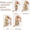 Claw Clip Ponytail Hair Extensions, 14 inch Blonde Hair Extensions