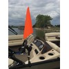 Orange Safety Flag For Boat or Boat Tower (Window Mount)