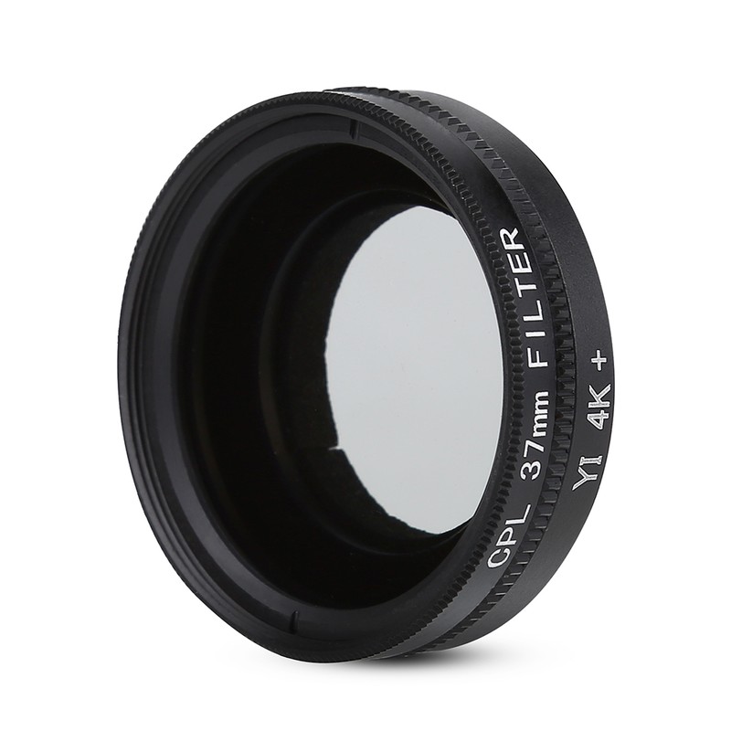 37mm Circular Polarizer Lens Filter with Adapter Ring Protective Cap